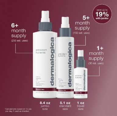 Nieuw XL formaat! Antioxidant hydramist jumbo (250 ml) 